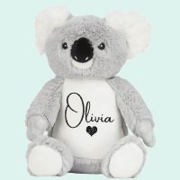 personalised koala Personalised Name Teddy - 28 styles to choose from!