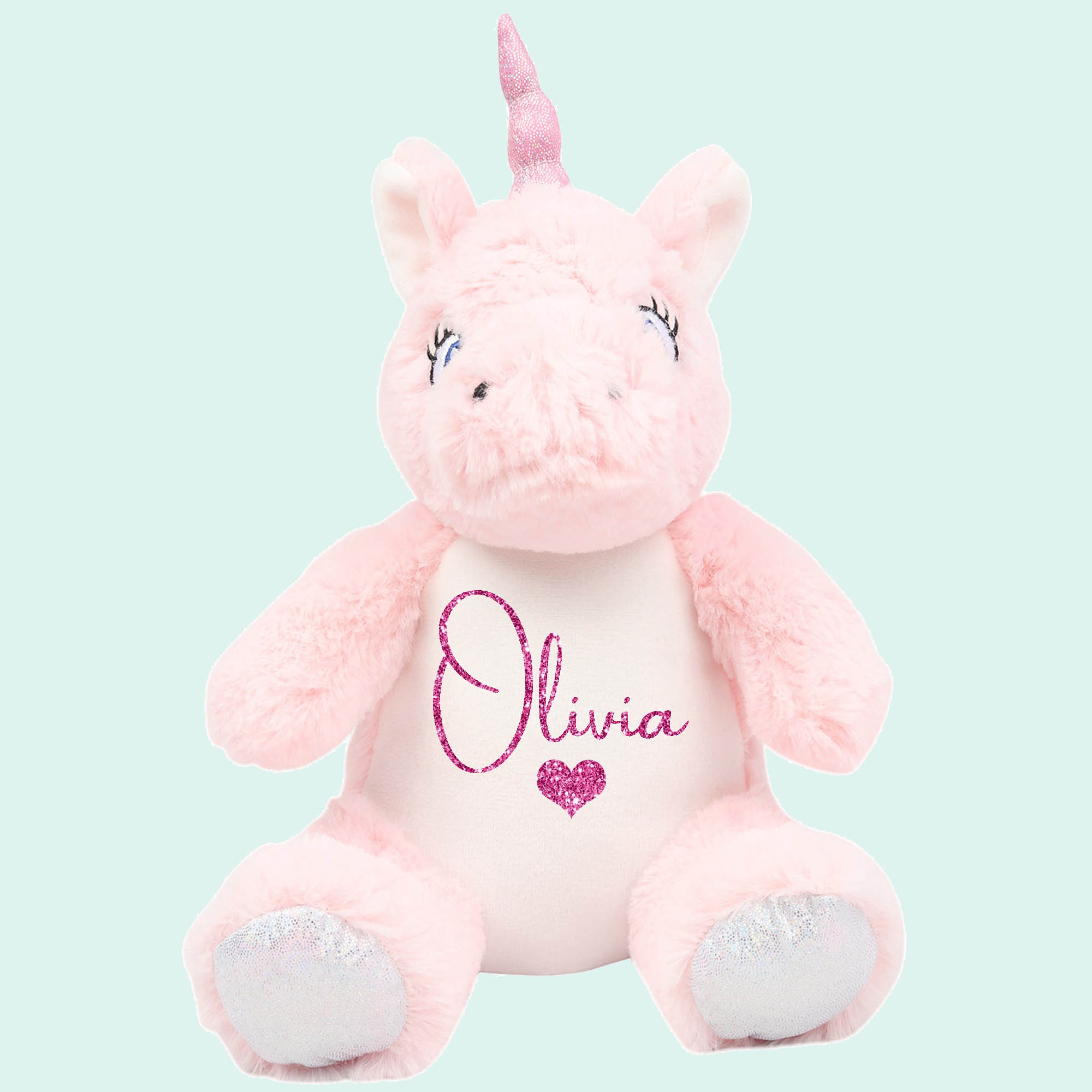 personalised unicorn Personalised Name Teddy - 28 styles to choose from!