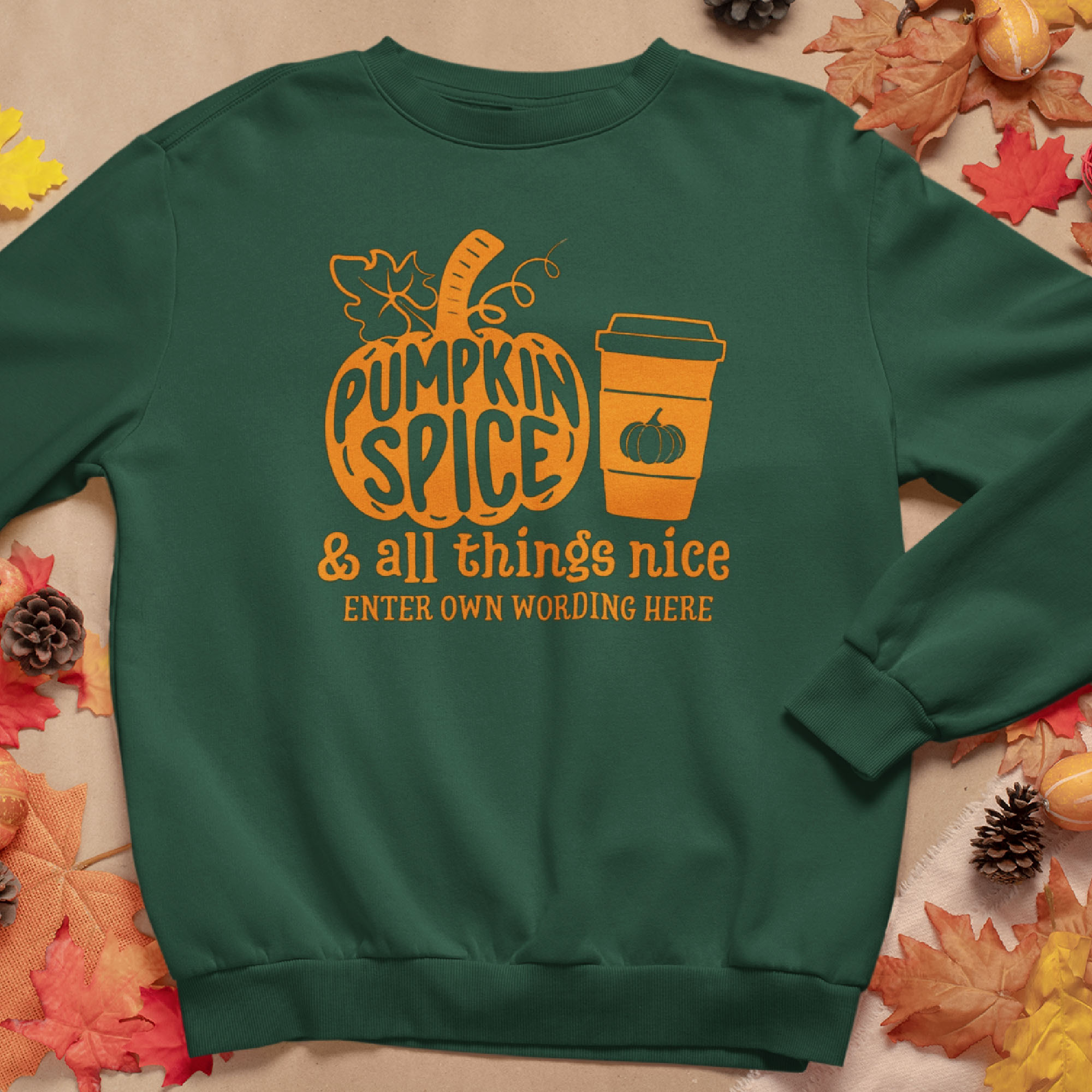 pumpkin6 Pumpkin Spice Sweatshirt or Hoodie