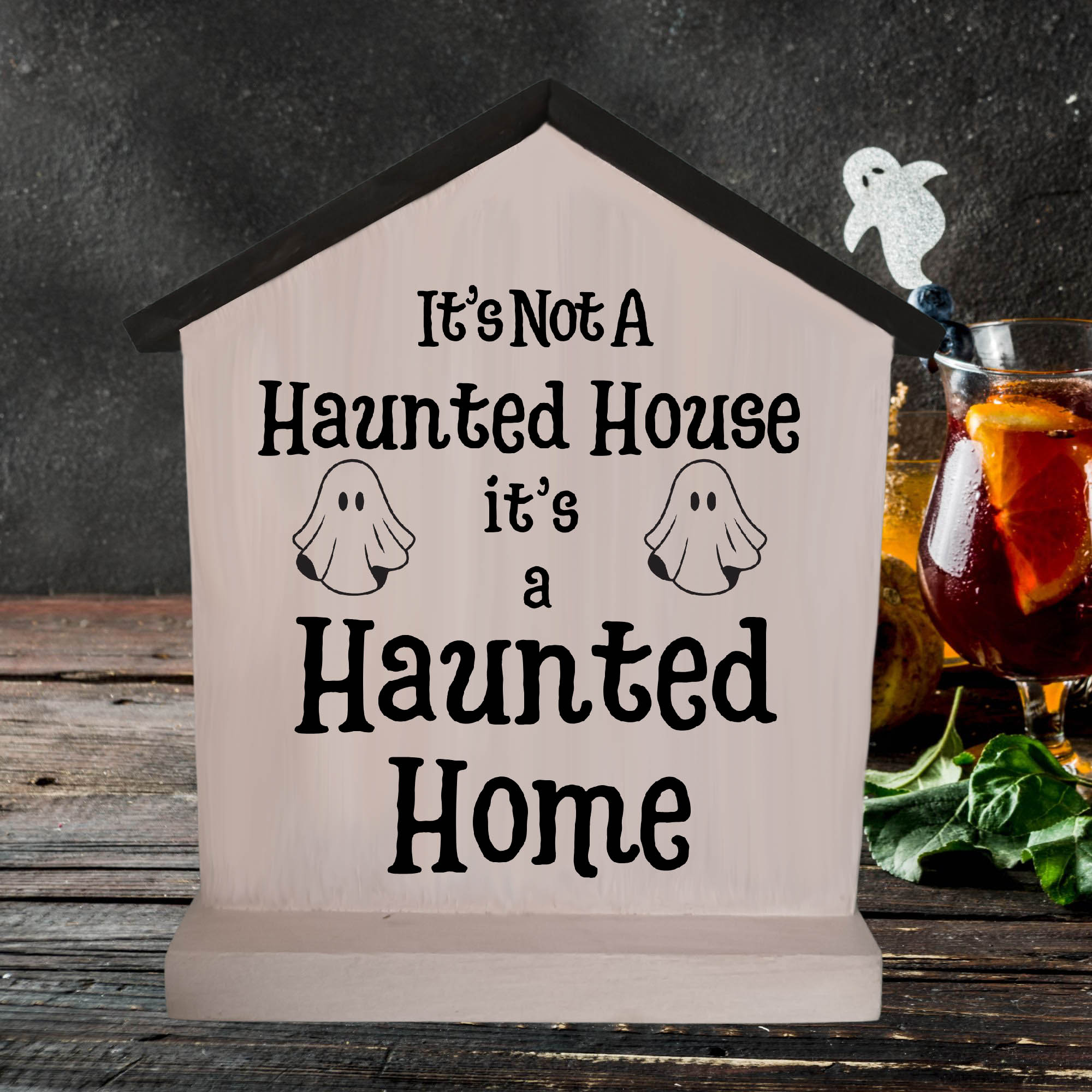 haunted home Personalised Haunted Home Sign