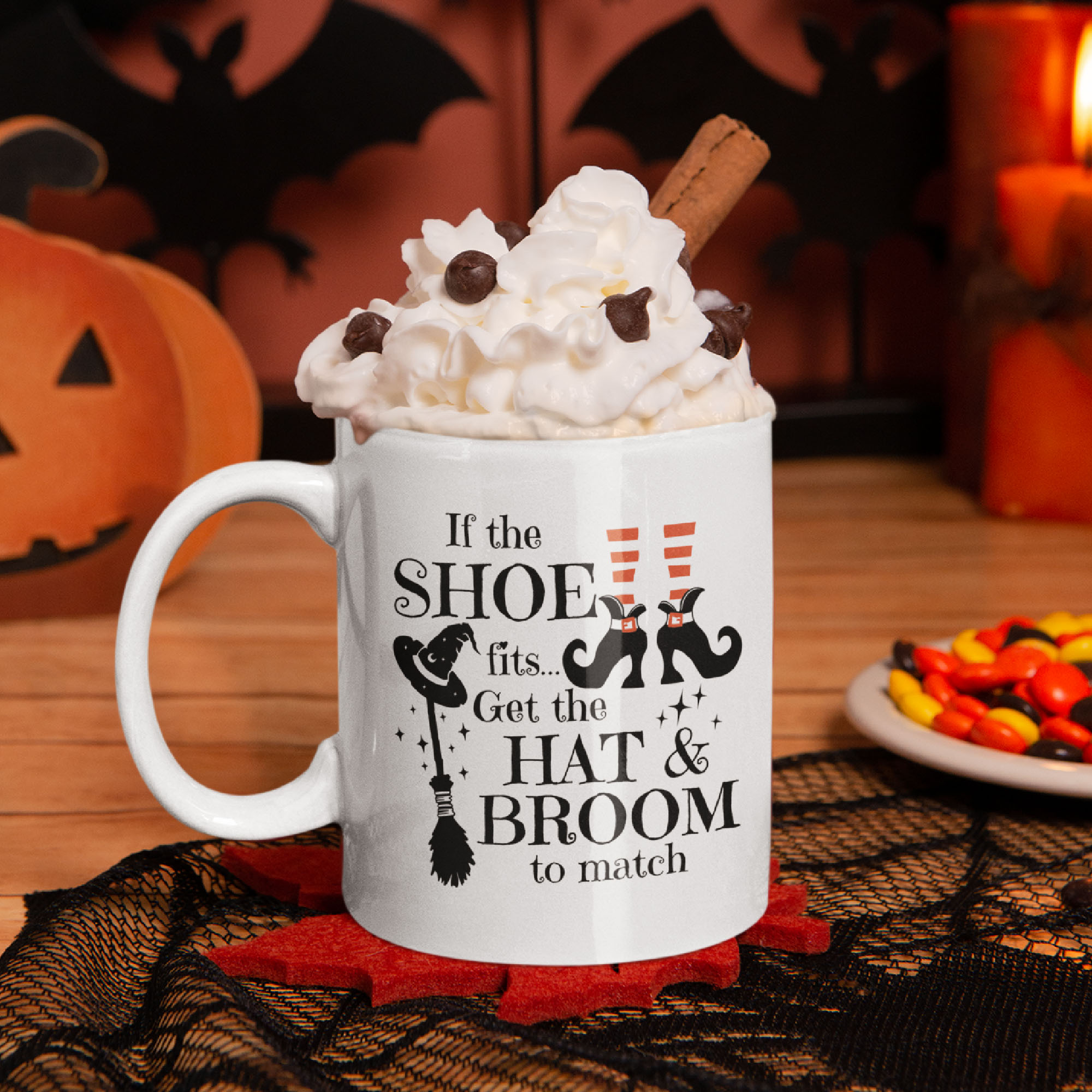 witch shoe10 If the shoe fits Halloween Mug