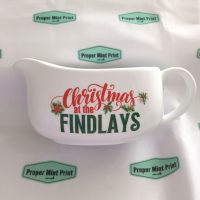 Personalised Christmas Gravy Boat Personalised Christmas Gravy Boat
