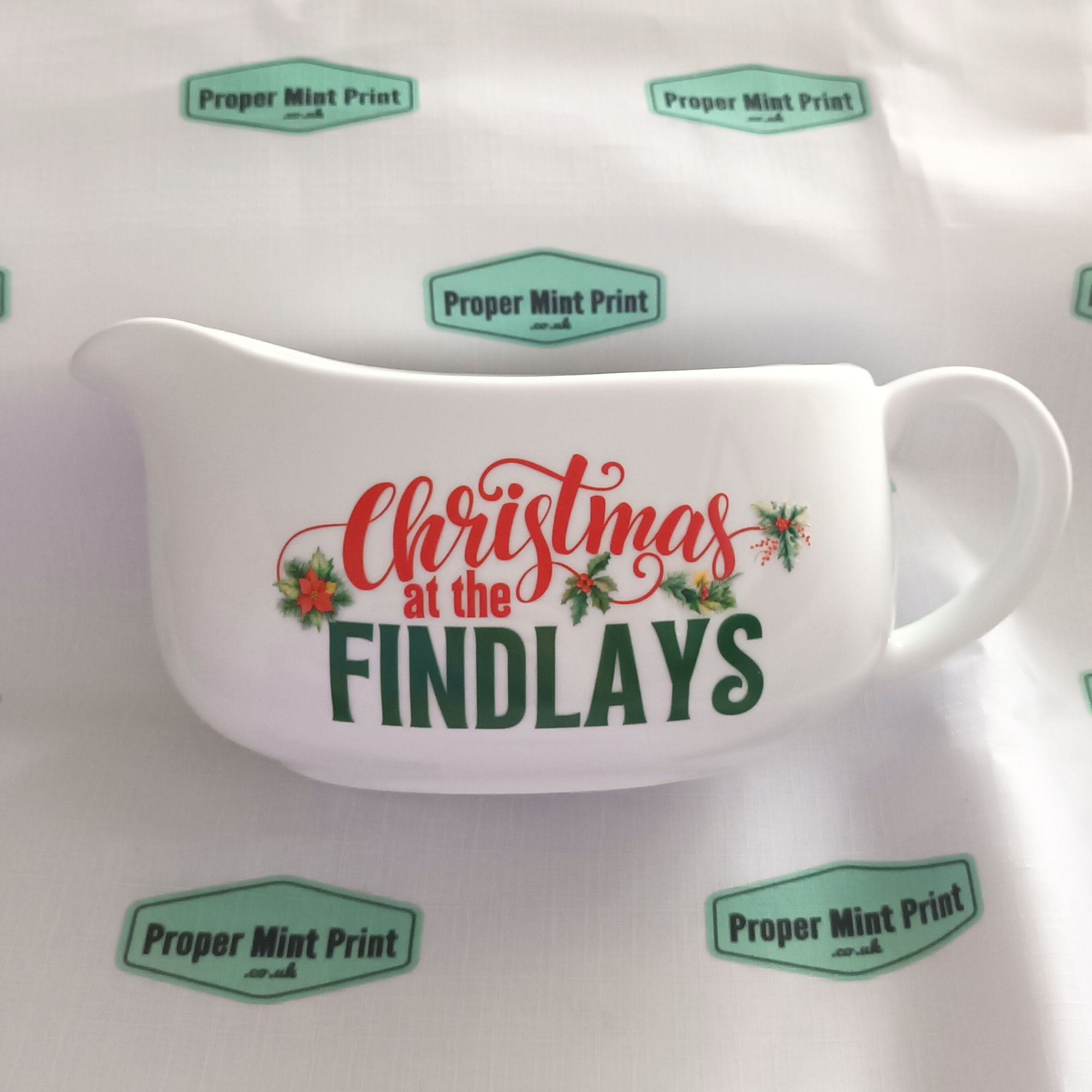 Personalised Christmas Gravy Boat Personalised Christmas Gravy Boat