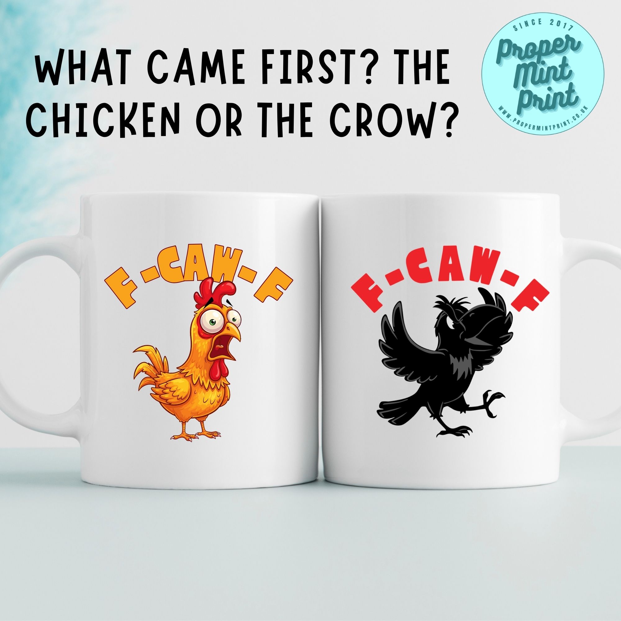 f-caw-f chicken or crow F-Caw-F mug