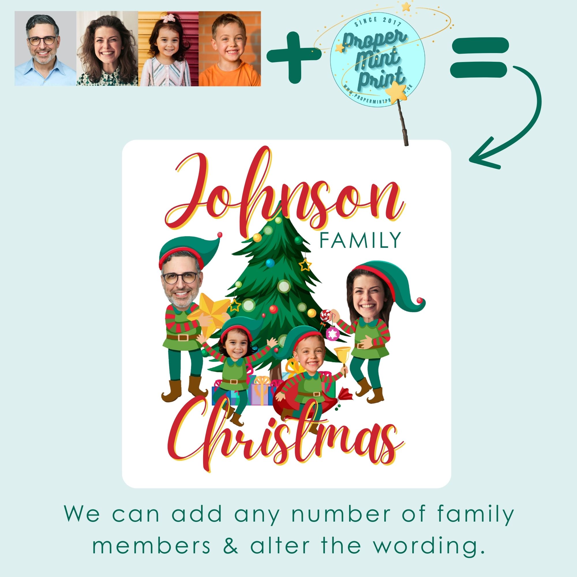 4 Elf Yourself Family PJs