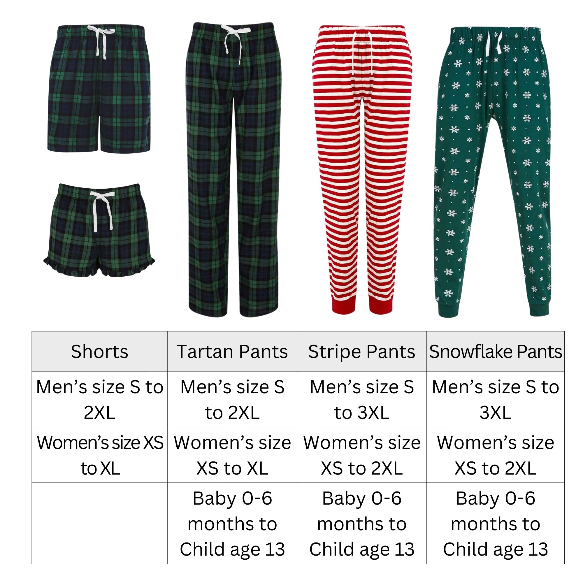 Christmas Family PJs - Any design on top