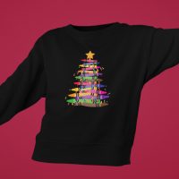 Crayon Christmas Tree Jumper