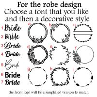 Personalise - 4 Robe and Slippers set