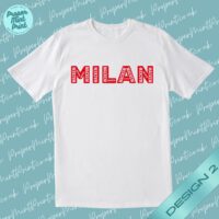 12 Mackem in Milan Tshirt -Various Styles