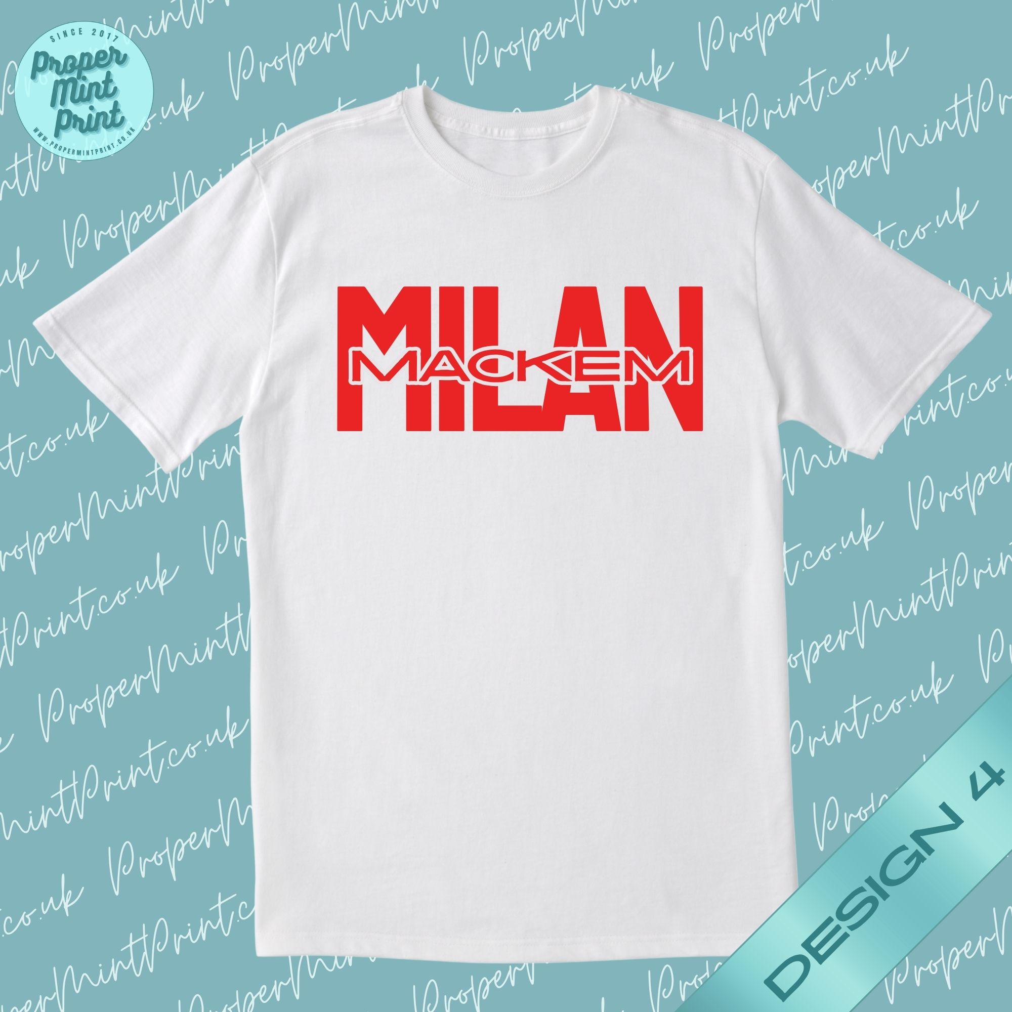 9 Mackem in Milan Tshirt -Various Styles