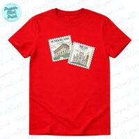 Mackem in Milan Travel Stamp Tshirt